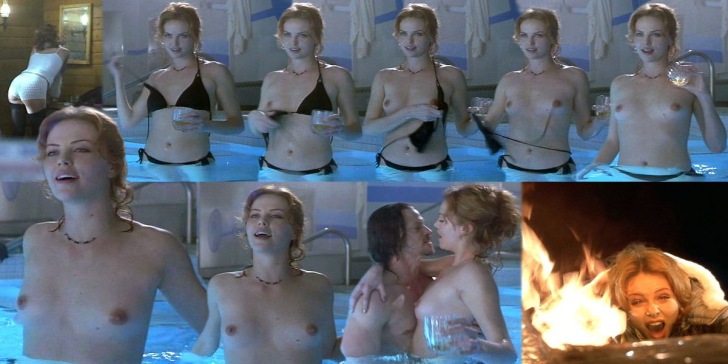 Charlize Theron Beine 86