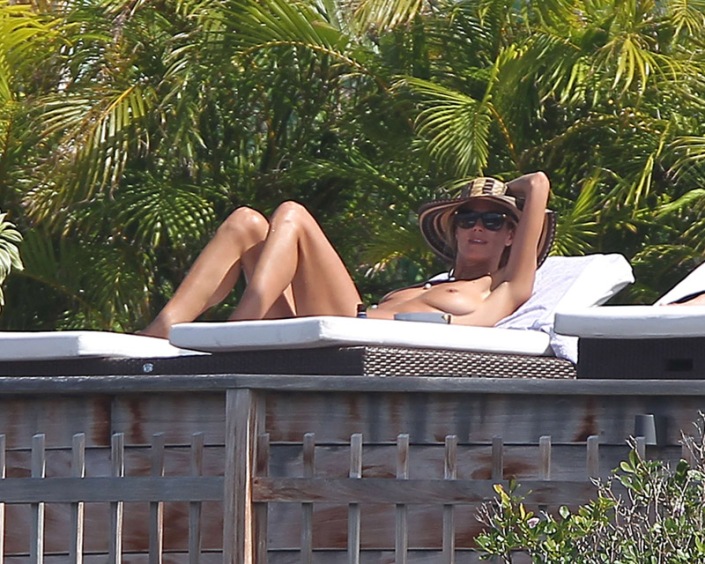 Heidi Klum nackte Brüste