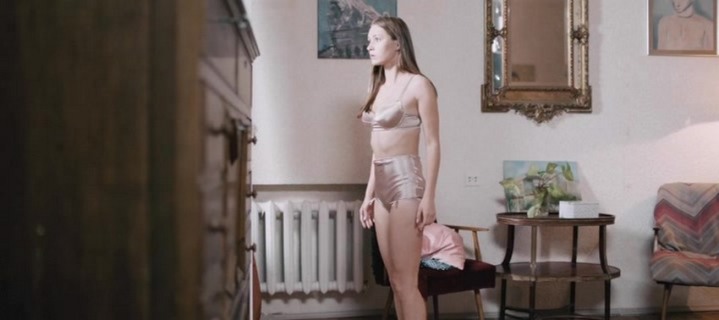 Ieva Andrejevaite Fotoblitze zwischen den Beinen
