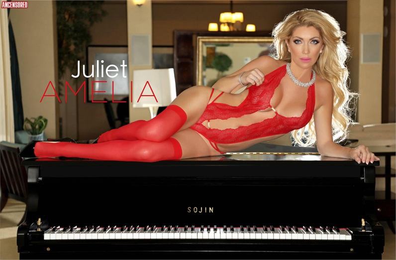 Juliet Amelia Gesäß sind sichtbar
