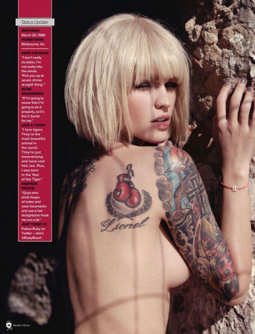 Ruby Rose Amateurfotos nackter Arsch 81
